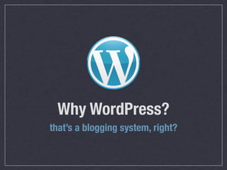 WordPress
World Domination
 