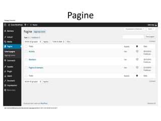 Pagine
 