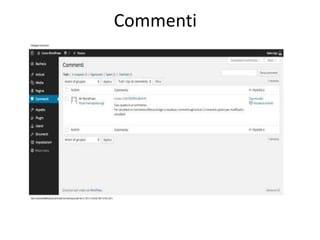 Commenti
 
