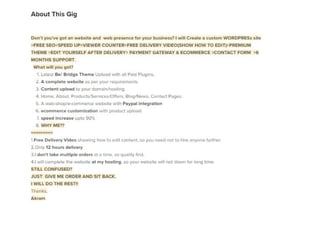 Wordpress web design | PDF