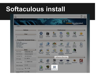 Softaculous install
 