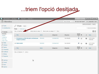 ...triem l'opció desitjada 