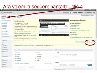 Ara veiem la següent pantalla...clic a  