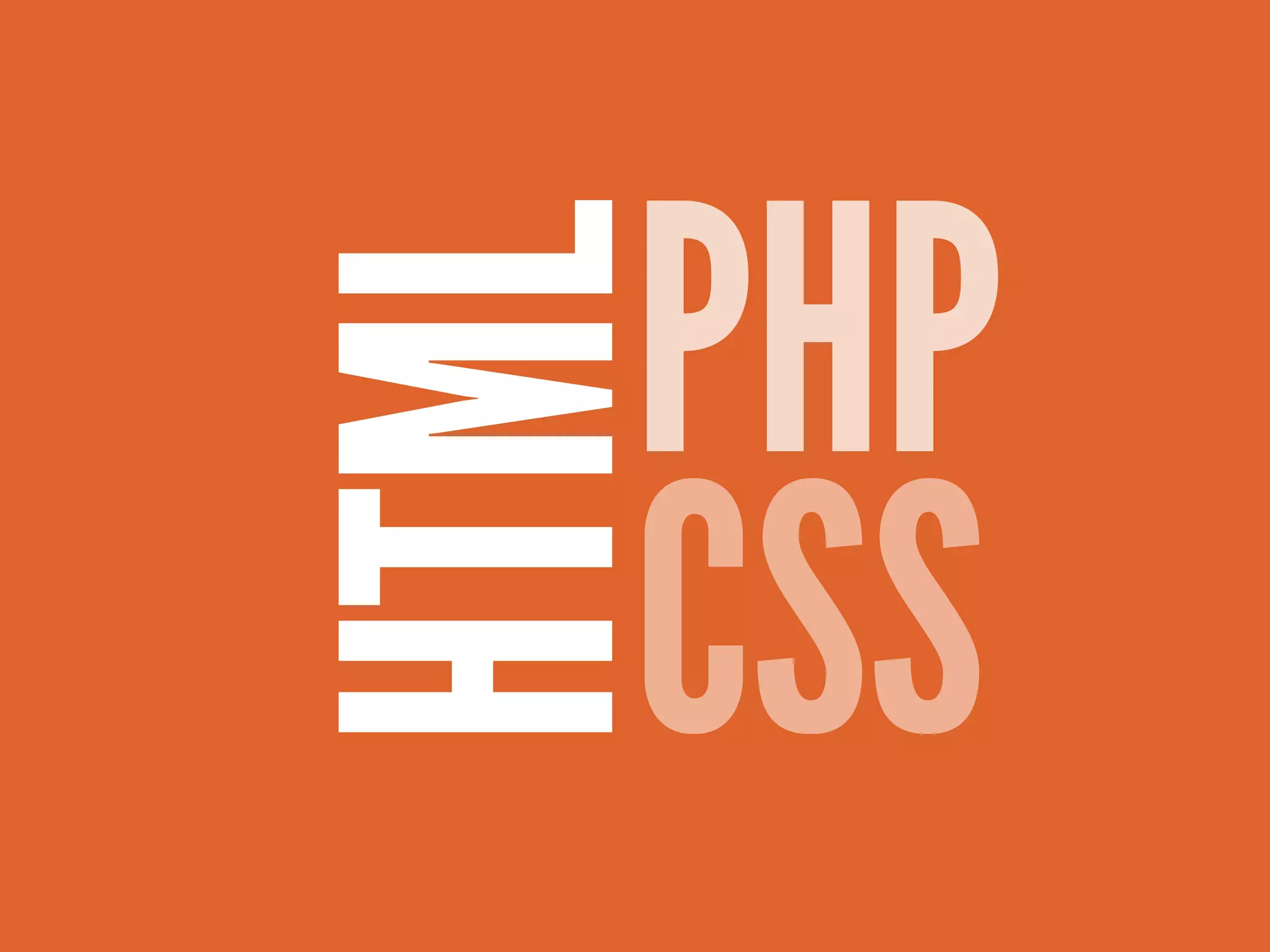 PHP HTML CSS 