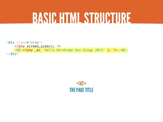 BASIC HTML OUTPUT
