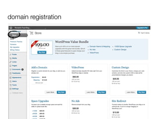 domain registration
 