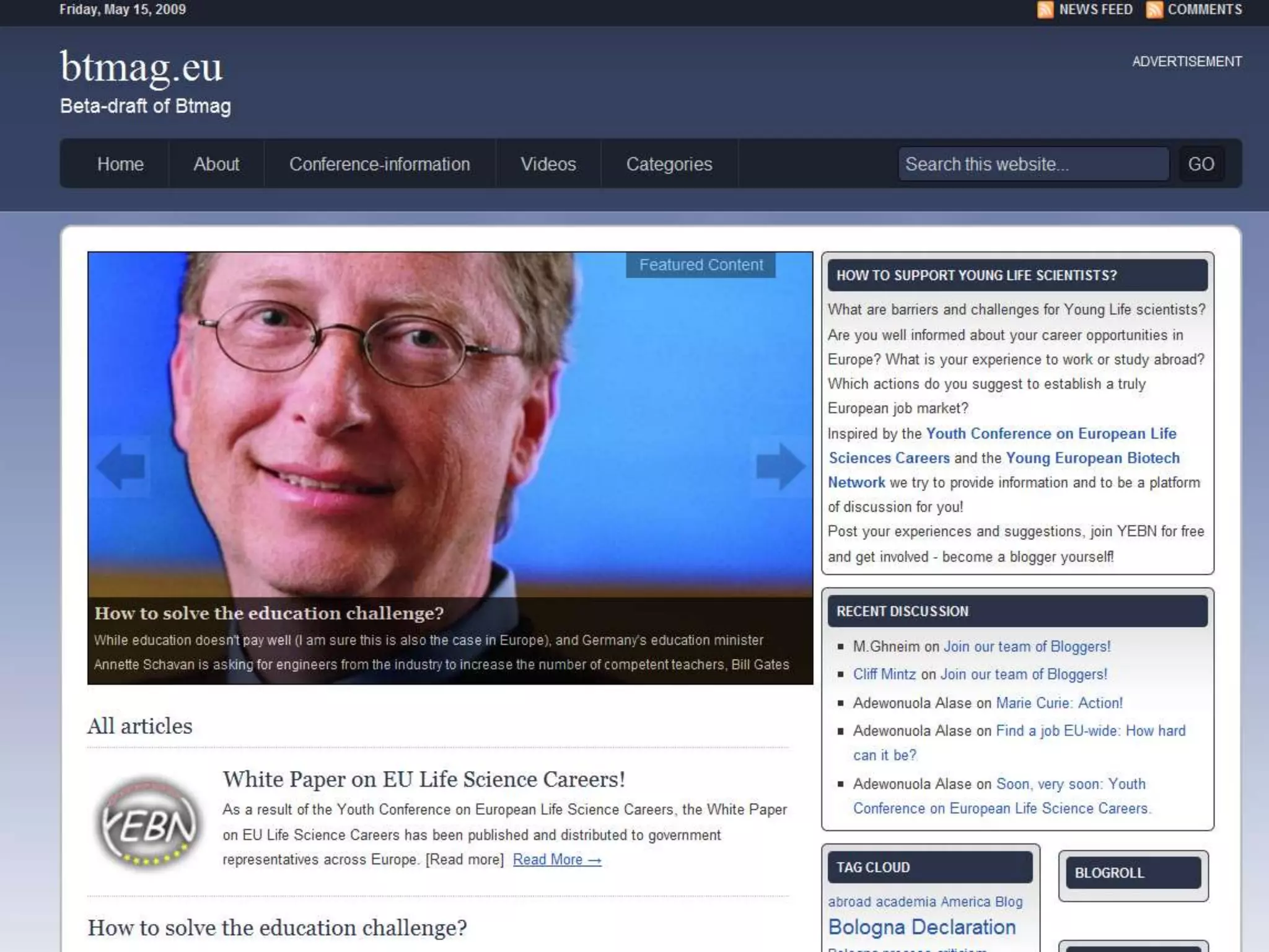 Word Press Als Blog Und Cms O