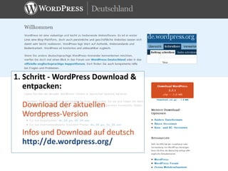 Word Press Als Blog Und Cms O
