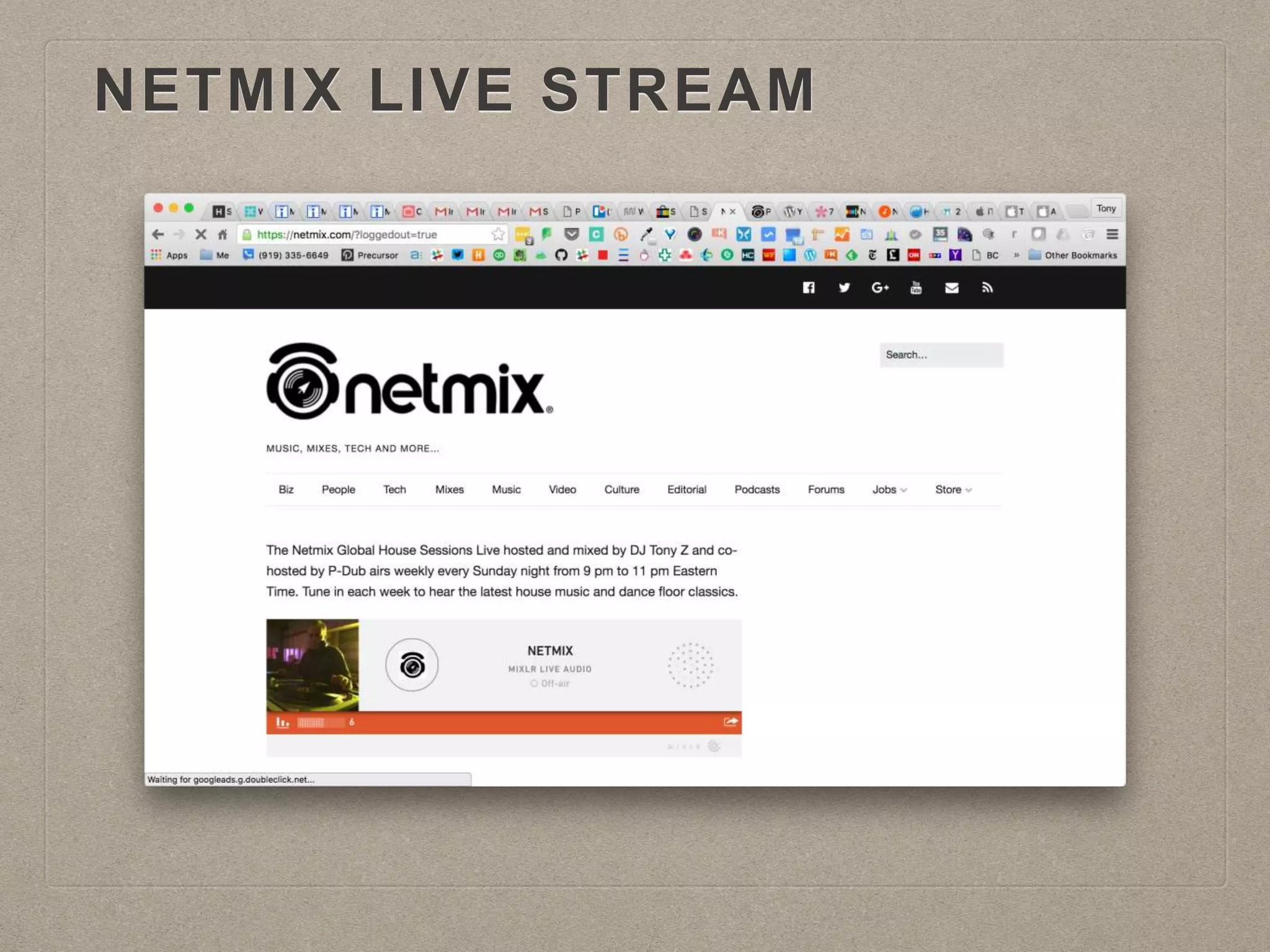 NETMIX LIVE STREAM
 