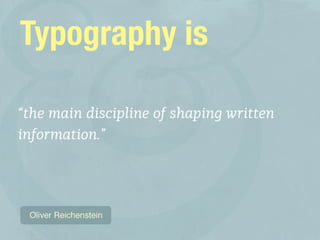 Wordpress and typography