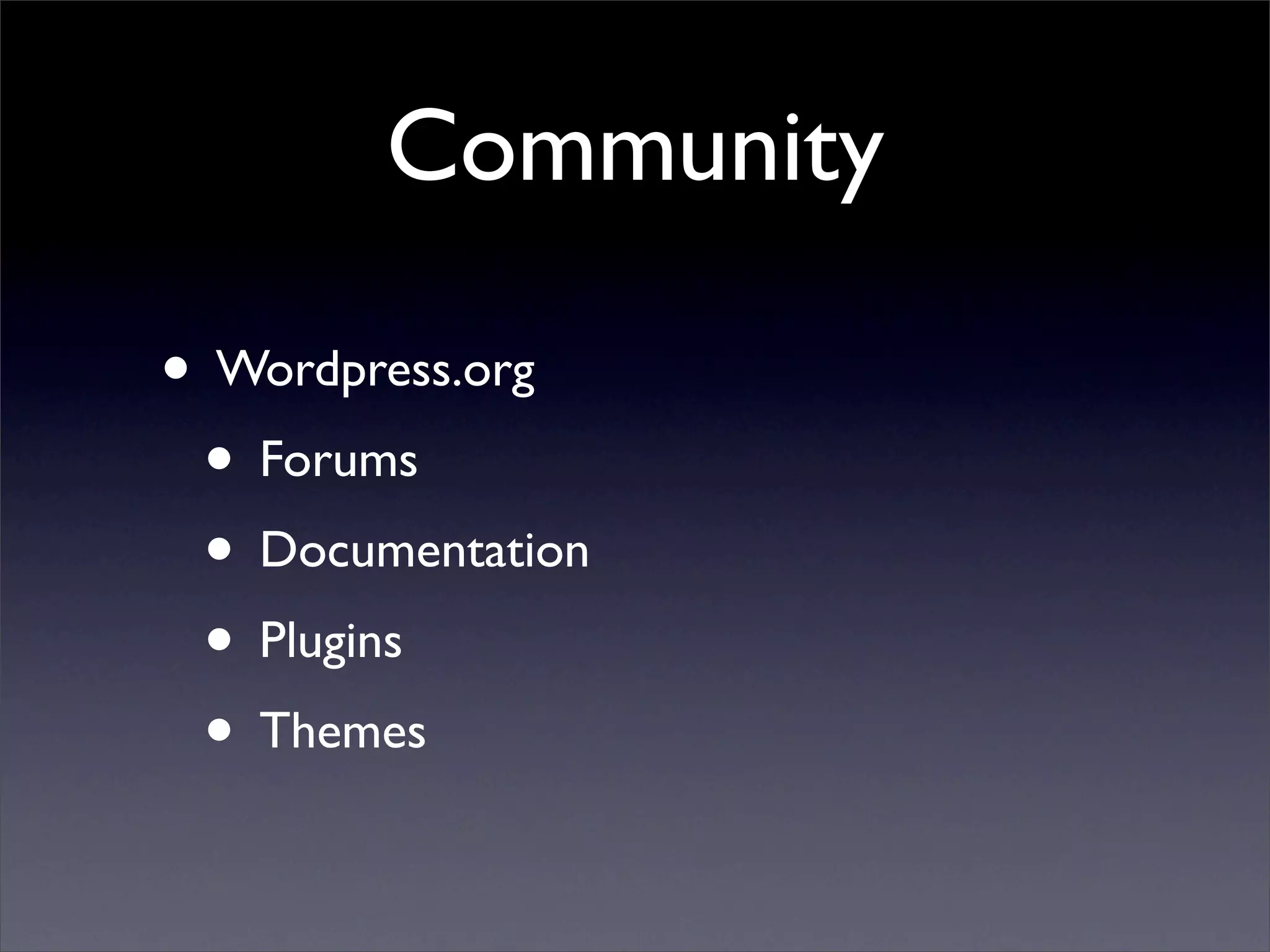 Wordpress as a CMS