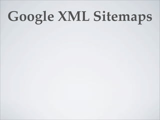 Google XML Sitemaps
 