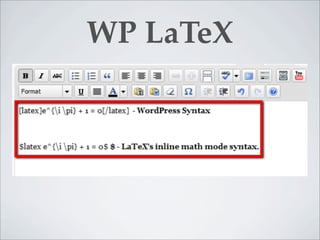 WP LaTeX
 