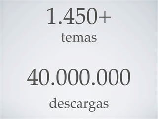 1.450+
   temas


40.000.000
  descargas
 