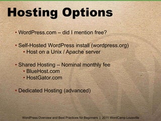 Why WordPress?The reasons YOU should be using WordPress Totally Free and Open Source