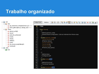 Trabalho organizado
 
