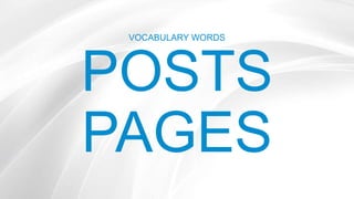 VOCABULARY WORDS
POSTS
PAGES
 