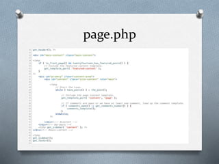 WordPress developer 101 | PPTX