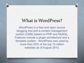 WordPress developer 101 | PPTX