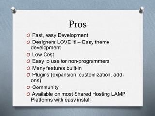 WordPress developer 101 | PPTX