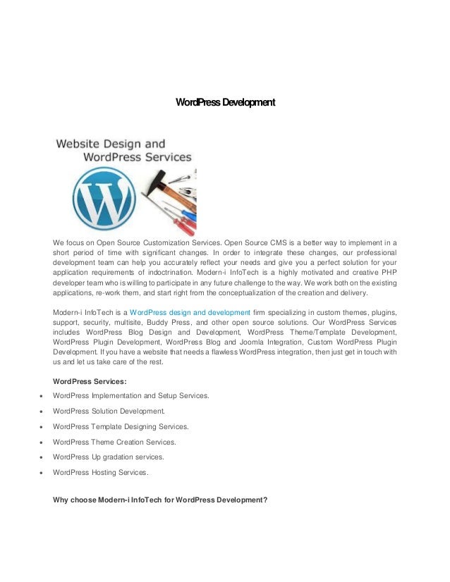 wordpress development wordpress development