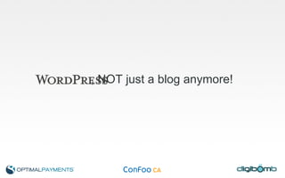 , NOT just a blog anymore!  