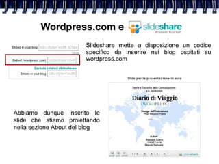 Diario Di Viaggio con Wordpress