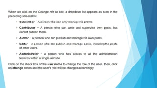 Word press  edit users