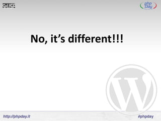 No, it’s different!!!
 