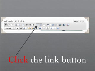 Click  the link button 