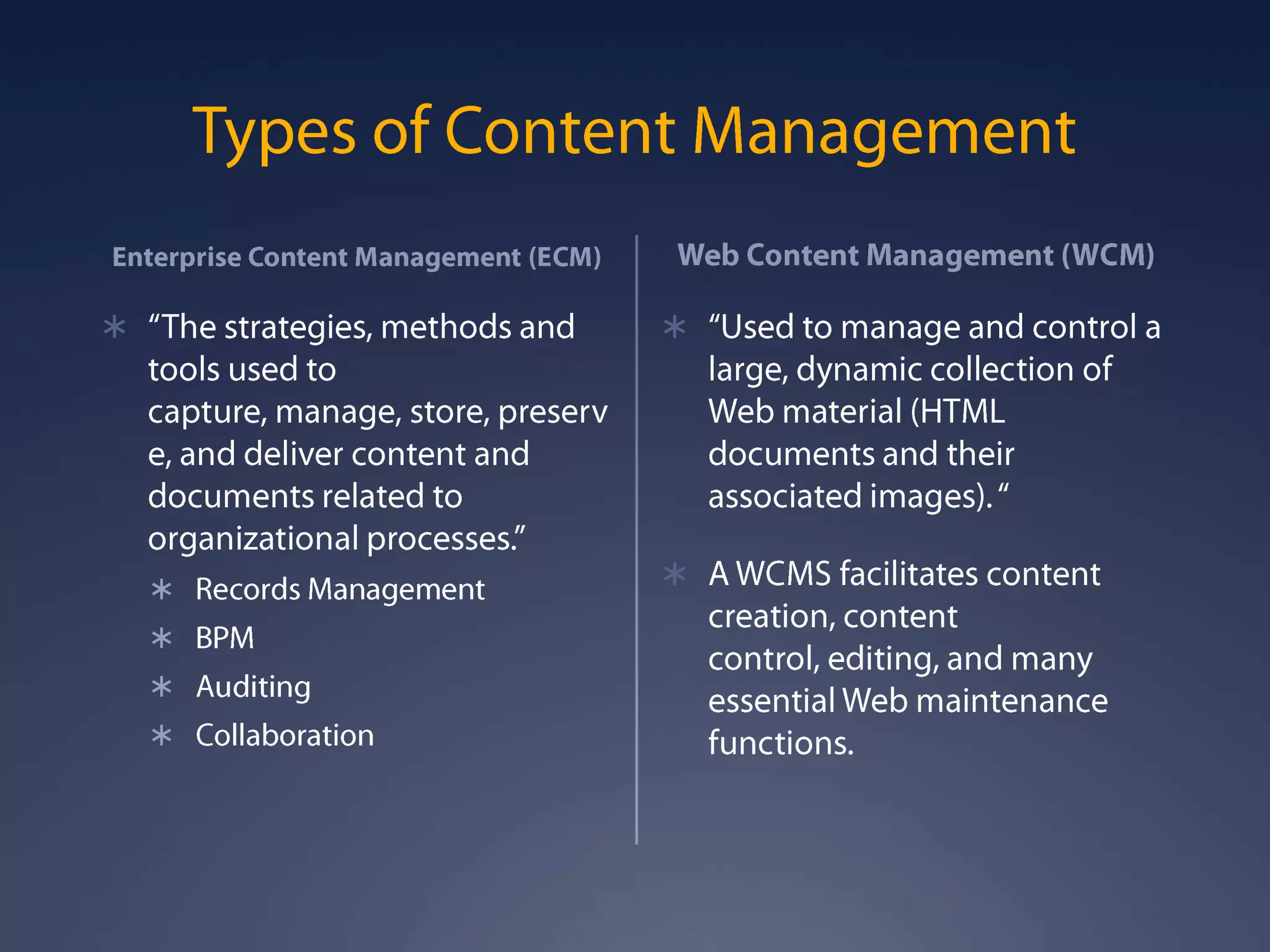 WordPress In The Enterprise