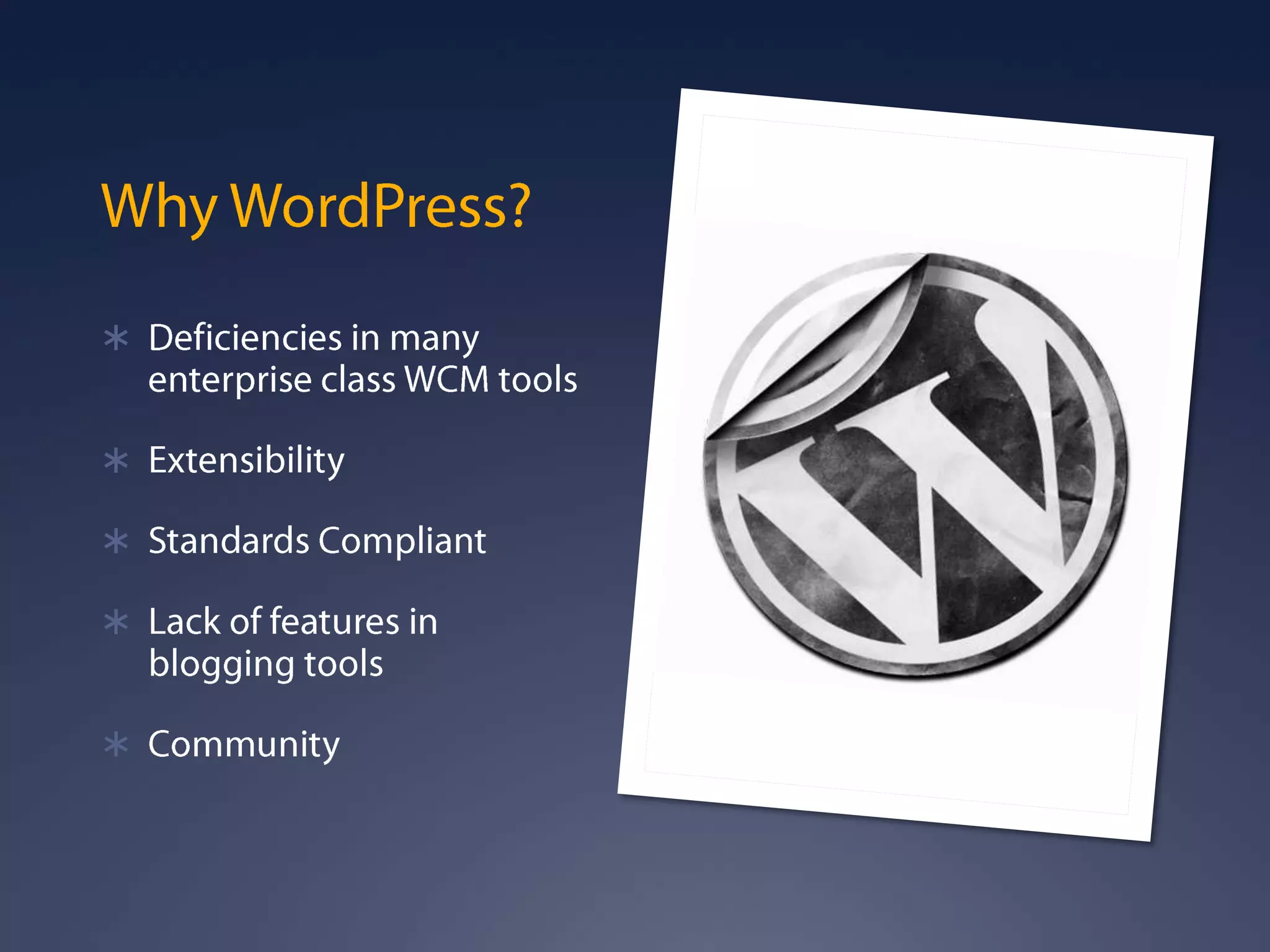 WordPress In The Enterprise