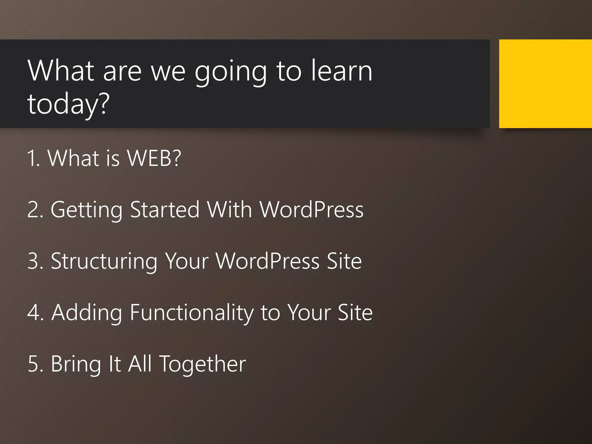 Wordpress Kungfu PPT Wordpress kungfu ppt