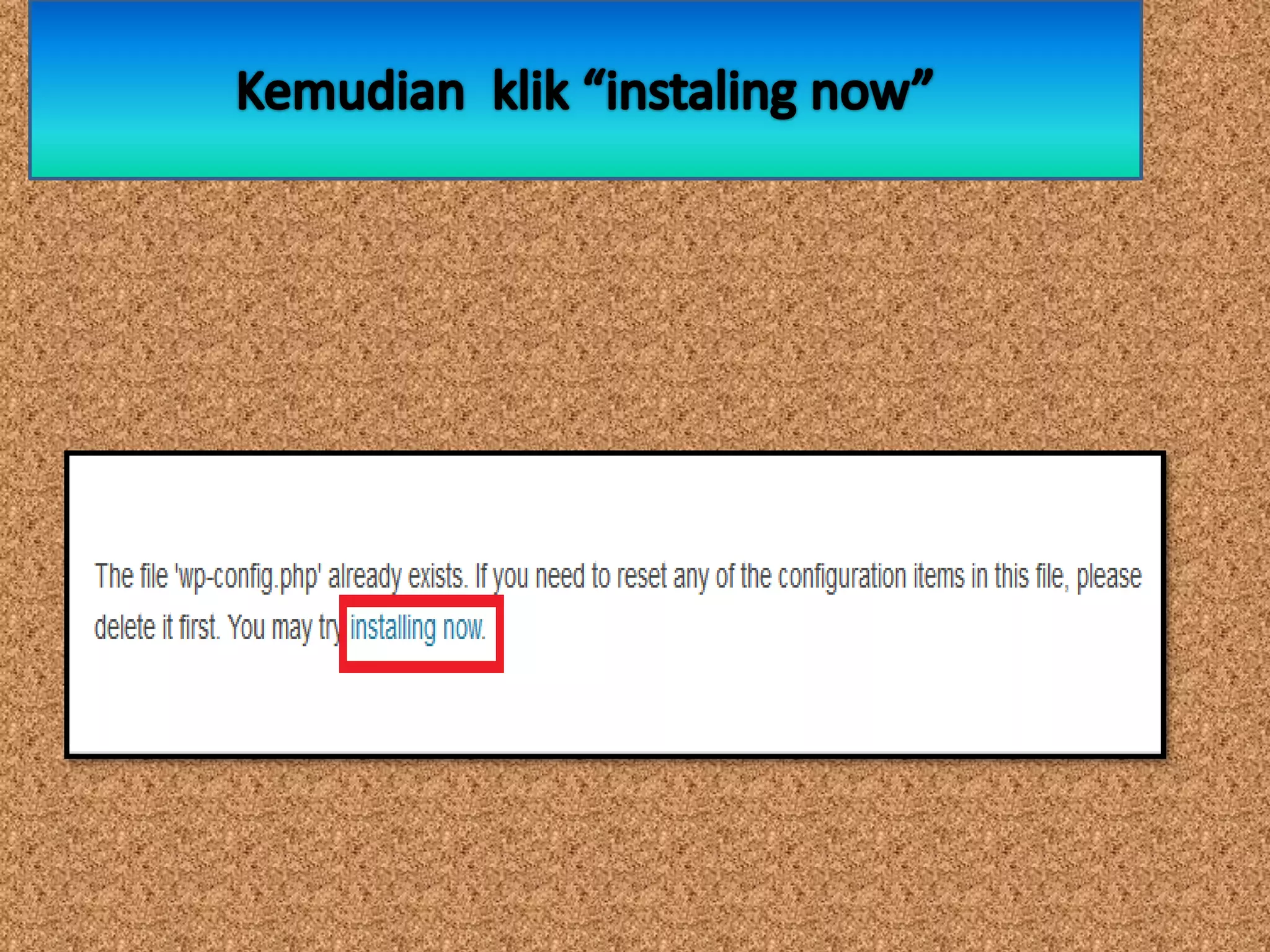tutorial cara menggunakan wordpress secara offline