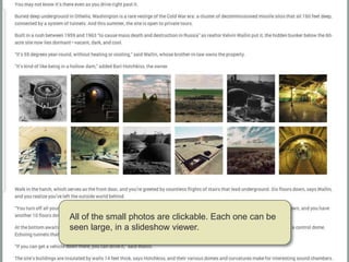 All of the small photos are clickable. Each one can be
seen large, in a slideshow viewer.

 