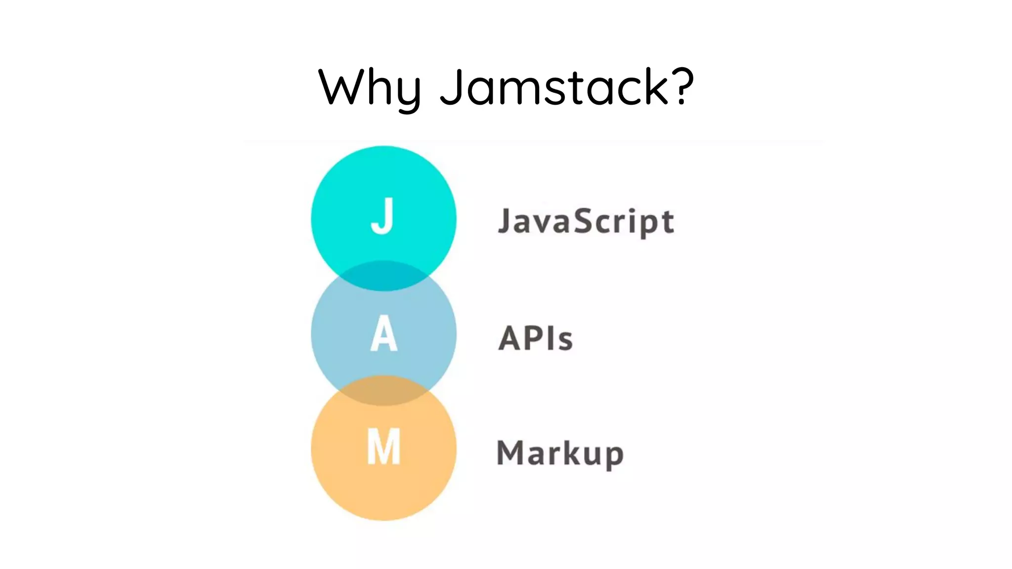 Why Jamstack?
 