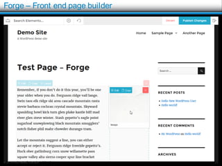 © 2016 Rick Radko, r3df.com
Forge – Front end page builder
20
 
