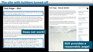 © 2016 Rick Radko, r3df.com
The site with builders turned off
21
Does not work!
Still provides a
reasonable page!
 