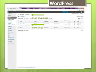 WordPress

Inserir novo artigo




Editar artigo
 
