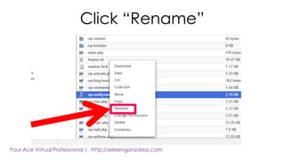 Click “Rename”
 