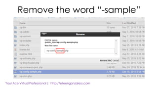 Remove the word “-sample”
 