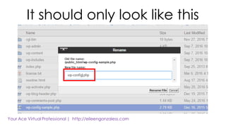 It should only look like this
 