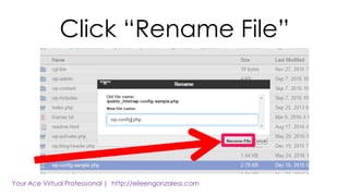 Click “Rename File”
 