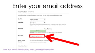 Enter your email address
 