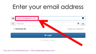 Enter your email address
 