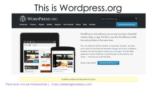 This is Wordpress.org
 