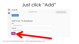 Just click “Add”
 
