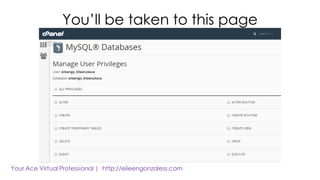 You’ll be taken to this page
 