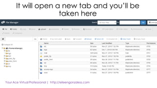 It will open a new tab and you’ll be
taken here
 