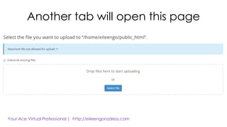 Another tab will open this page
 